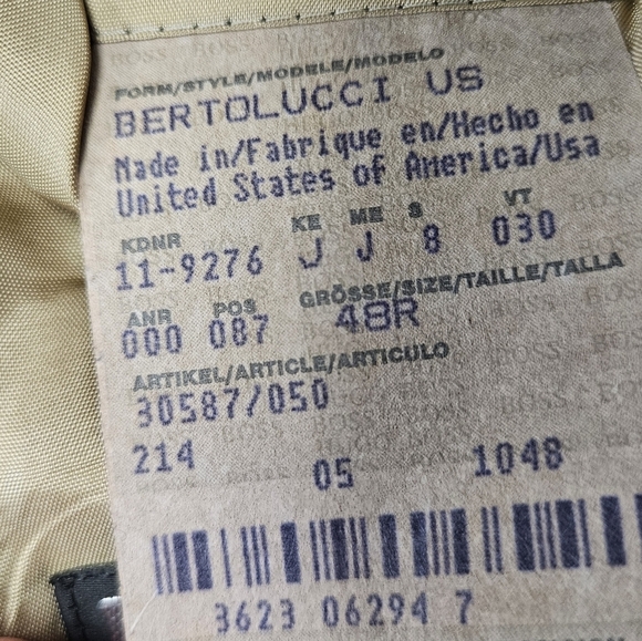 HUGO BOSS Men's Blazer 48R silk Wool - Picture 6 of 6